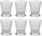 La Rochère Wasserglas Versailles Muschel Ornamente 250 ml - 6er Set