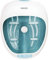 Homedics Pediluvio Massaggiatore Piedi 4 in 1 - Idromassaggio, Magnetoterapia, Vibrazione, Mantenimento Temperatura 40°C - Taglia Max 47, Bianco/Azzurro