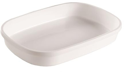 Snips 3 x Set de amasador, Set de bandejas para empanarplástico, Made in Italy ; Bpa Free Color blanco