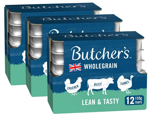 Butcher's Lean and Tasty Wet Dog Food Trays - Meaty Variety (36x150g)