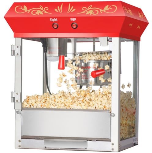 Great Northern Popcorn 4oz Popcorn Machine, Red