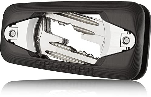 BASEMAN® Key Organizer Carbon – der innovative Schlüssel Organizer ordnet Schlüssel mit Stil und bringt Ruhe in deine Tasche - Schlüsseletui Schlüsselhalter Schlüsselband Schlüsselanhänger