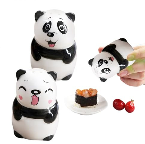 Salière et Poivrière Osuter,2 pièces,Set de Salière et Poivrière Créatif et mignon,Accessoires de Cuisine à Thème Pour la maison,Cadeaux Décoratifs