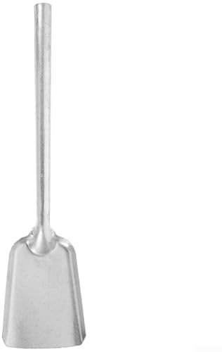 Pala de chimenea, herramienta de limpieza de pala de carbón de acero inoxidable, herramienta de limpieza de pala de carbón para barbacoa de chimenea interior