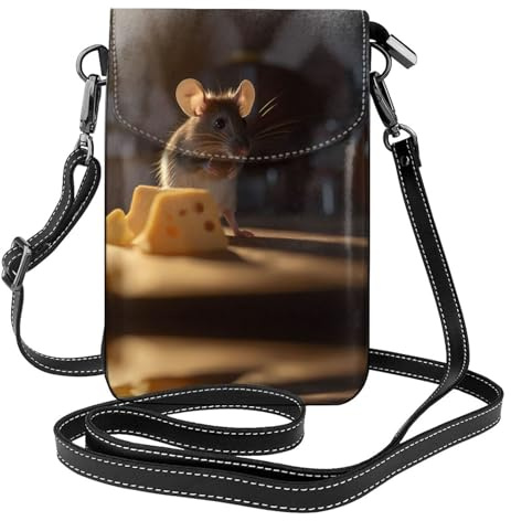 QAZWZML Cartera pequeña cruzada para teléfono con tapa abatible, perfecta para ir de compras, viajes y uso diario.