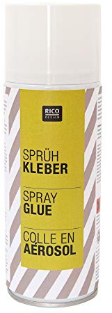 Rico Design Sprühkleber permanent haftend 400ml stark Kontaktkleber transparent