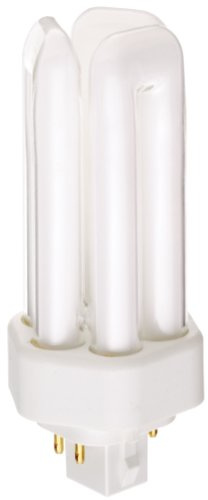 Satco S8341 2700K 18-Watt GX24q-2 Base T4 Triple 4-Pin Tube for Electronic and Dimming Ballasts