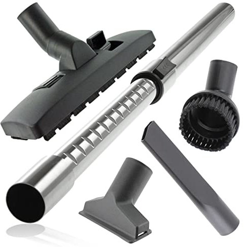 SPARES2GO Universal Telescopic Extension Rod + Tool Kit for Vacuum Cleaners (35mm Diameter)