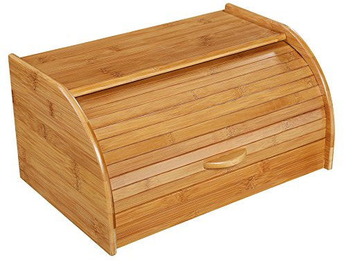 Zassenhaus Brotkasten, Bambus 40 x 26 x 20 cm, Braun, 40 x 27.5 x 21.5 cm, 54118