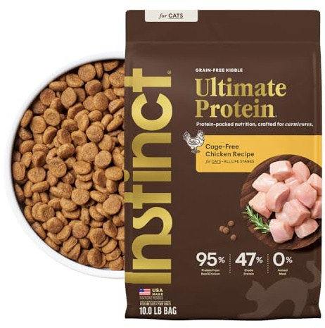 Instinct Ultimate Protein Grain Free Cage Free Chicken Recipe Natural Dry Cat Food, 10 lb. Bag