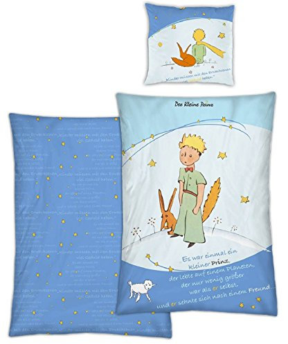 Unbekannt Bettwäsche-Set Baumwolle Der Kleine Prinz Cartoon 135x200 2x Kissenbezug Queen 3 Stück