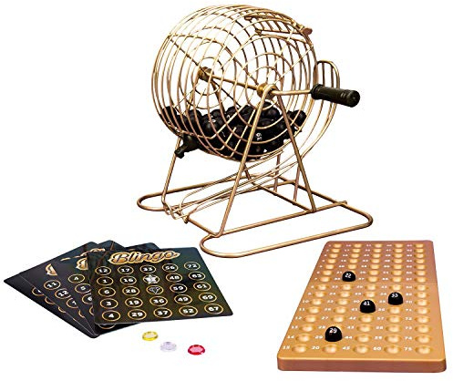 Fizz Creations Blingo - Bling Bingo Party Game Set with Tombola Drum
