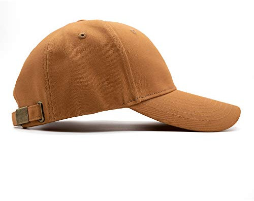 Ruyosn Kappe Herren Basecap Damen Verstellbar Cappy Waschbar Klassische Baseball Cap Unisex Sonnenschutz Baseballkappe Baumwolle Mütze Atmungsaktiv für Sport Wandern Ausflug Hellbraun