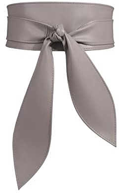 LumiSyne Cinturón Obi De Mujer Retro Ancho Con Corbata Cuero PU Suave Moda Cinturón Envolvente Corsé De Nudo Para Vestido Fiesta Diaria