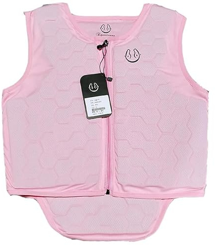 Luminexia Gilet de Protection Equitation,Gilet d’équitation,Ajustable ​Gilet de Sécurité Confortable Protection de Corps Absorption de Choc,pour Garçons Filles Enfants