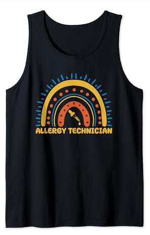 Technicien en allergie Boho Rainbow Wear Expert en test d'allergies Débardeur