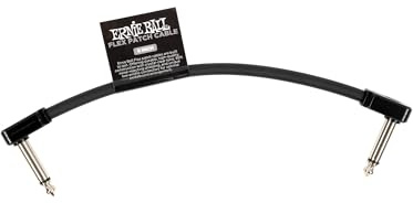 Ernie Ball Flex Patchkabel 6in - Zwart - Enkele