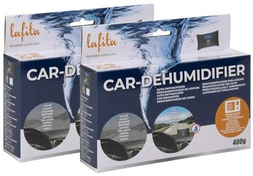 vidaXL Auto-Entfeuchter 2 STK. Wiederverwendbar 400 g, Autoentfeuchter, Luftentfeuchter, Feuchtigkeitsabsorber, Entfeuchter, Raumentfeuchter