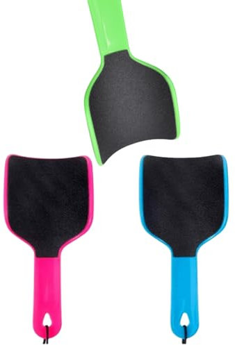 3 raspadores de pies, herramientas de pedicura, lima curvada, tabla exfoliante de doble cara, eliminación de callos de piel muerta, cuidado de pedicura para pies agrietados húmedos y secos