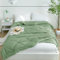 CozyLux Edredón Relleno Nórdico para Primavera y Verano Edredón de Fibra 150gr/m² Edredón 220x240 para Cama 135/150, Suave, Transpirable, Verde