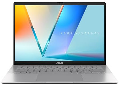 ASUS Vivobook S 14 M3407HA-LY056W - Ordenador Portátil 14 WUXGA (AMD Ryzen 5 220, 16GB RAM, 1TB SSD, Radeon 740M, Windows 11 Home) Plata Fría - Teclado QWERTY español
