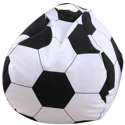 Mipcase Aufbewahrungstasche Für Plüschtiere Fußball-sitzsack Aufbewahrungsbehälter Für Stofftiere Kinderbohnensäcke Stofftier-sitzsack-aufbewahrung Kindercouch Polyester