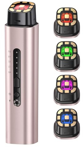 5-in-1 Face Massager Facial Lifting Device - Led Face Sculptor with 5 Color Light Therapy & RF & EMS & Microcurrent Technology, Skin Tightening and Rejuvenating Beauty Device for Face, Neck, Eye Area