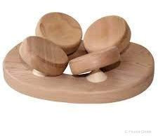 SudoreWell® Sauna Appui-tête 4 Points du Bois de Cedar - Accessoire pour Sauna