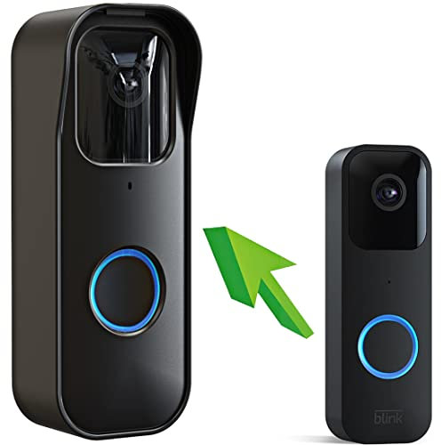 Tizomi Blink Doorbell Mount, Adhesive Door Mount for Blink Video Doorbell, No-Drill Mounting Bracket Accessories for Blink Doorbell Security System