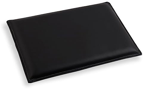 DG Catiee Wasserdichtes Leder-Stuhlkissen, Hocker, Sitzkissen, Outdoor-Hocker, Sitzkissen, wasserdichte Stuhlkissen für Zuhause, Innen- und Garten (30 x 30 x 3 cm, schwarz)