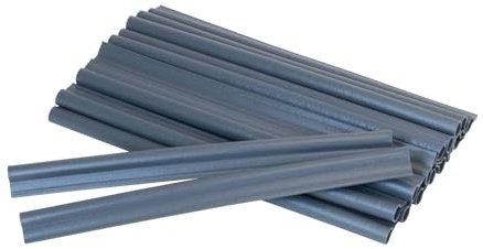 Clips de fijación, rieles de sujeción para Bandas de privacidad, 20 Piezas Antracita, Clips para Pantallas de privacidad, Vallas de una y Dos Barras