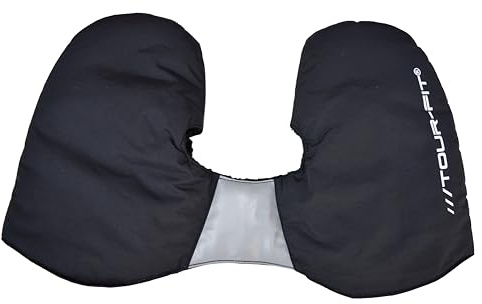Tour Fit Guanti invernali da golf foderati in pile per carrello da golf (nero, taglia unica)