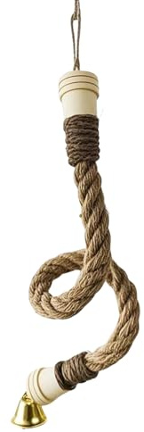 Vogelperch | Corde pour Perche | 40 x 2 x 2 cm | Accessoires pour Perche à Oiseaux | Idéal pour Cockatiels, perruches, perruches, inséparables, intérieurs et extérieurs