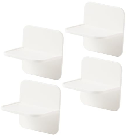 Kisangel Conectores Antivuelco Para Muebles 4 Piezas Blancos Seguridad Niños Fijo Hips Anclaje Antivibración Para Armarios Cajones Estanterías Bebés 2 Juegos