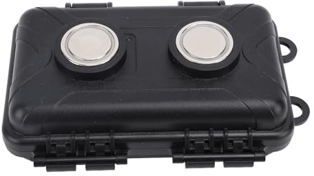 Hamwesh Portachiavi Magnetico, Scatola Portaoggetti Impermeabile con 4 Serrature di Sicurezza, per Uso Sotto l'auto