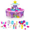 Polly Pocket GYW06 - Geburtstags Countdown, Spielset in Form einer Geburtstagstorte mit Tortenschachtel, 7 Spielbereiche, 25 Überraschungen, Spielzeug ab 4 Jahren