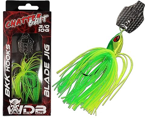 Angel-Berger Wild Devil Baits Blade Jig Chatterbait Spindelbete Chatter Bait artificiellt bete abborre gädda gös