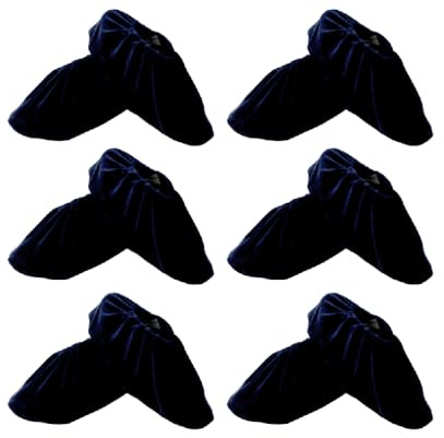 tooloflife Washable Reusable Overshoes, Flannel Overshoes Non-Slip Shoe Covers, Dustproof Indoor Boot Covers for Shoe Sizes of 36-44