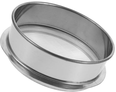 STOBOK 100 Fine Mesh Sifter Ceramic Glaze Sieve Round Flour Sieve Kitchen Sifter Paint Filter Strainer Stainless Steel Powder Sugar Strainer Food Sifting Tea Filter for Baking Straining Powdering