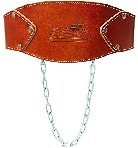 Schiek Leather Dip Belt - Weight Lifting Belt