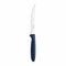 Tramontina Set de 3 Cuchillos para Carne Ipanema, Azul Oscuro, Acero Inoxidable