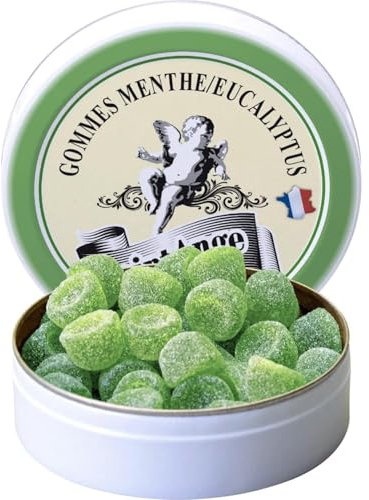 Pastilles Saint-Ange | Bonbons Traditionnels 100% Français (Menthe eucalyptus)