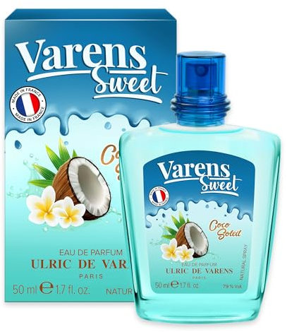 ULRIC DE VARENS - Eau de Parfum Varens Sweet Coco Soleil - Floriental - Parfum Femme - Vaporisateur - Made in France - 50 ml