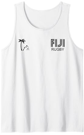 Camiseta de Rugby Fiji para Hombre Camiseta sin Mangas