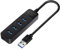USB Hub 3.0, Frotox 4 Port USB 3.0 Extension Adapter Data Hub 5Gbps High-Speed USB Splitter for Macbook, Mac, iMac, Laptop, PC, USB Flash Drives, Mobile HDD, and More (Black)