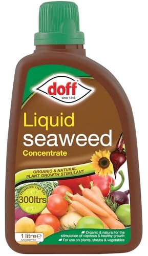 AMK® Doff Liquid Seaweed Concentrate Organic Plant Food Shrubs Vegetables Feed Fertiliser 1L