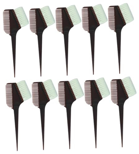 Alipis 10pcs Hair Dye Comb Kit Bowl and Brush for DIY Hair Coloring at Home Barber Salon