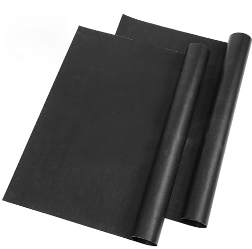 XLIUAX 2 unidades de plantillas para el fondo del horno, 40 x 50 cm, lámina permanente para horno, resistente al calor, alfombrilla universal para horno, microondas, parrilla