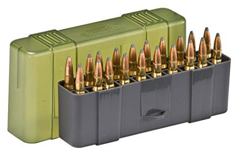 Plano Patronenbox für Büchsenpatronen, mit Stülpdeckel, Groß, 20 Patronen