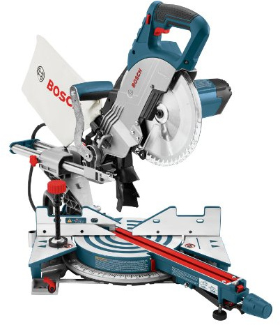 BOSCH 8-1/2 Inch Single Bevel Sliding Compound Miter Saw CM8S, Blue